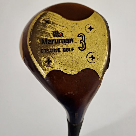 Maruman Other - Maruman Creative Golf Genuine Persimmon Big Win VS 3-Wood RH 42.5" Graphite
